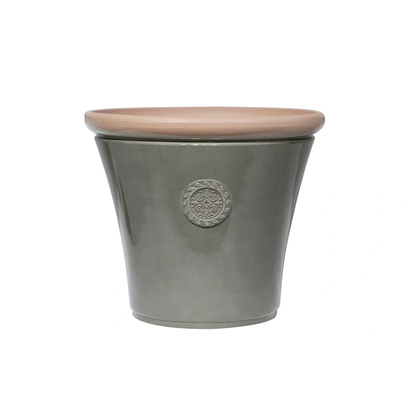 Kunststof Bloempot Tocane Dark Green - Ø35x30 cm