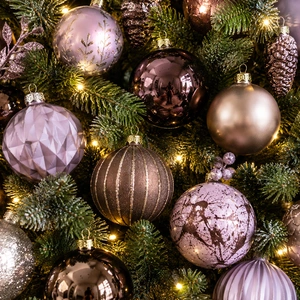 Plastic kerstballen