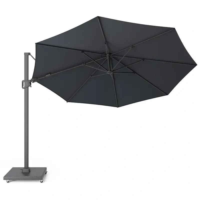Halifax Zweefparasol Set Ø350 cm - Antraciet - afbeelding 3