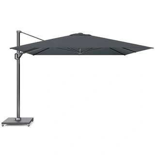 Platinum Challenger T¹ Premium Telescoop Zweefparasol 3,5x3,5 - Black
