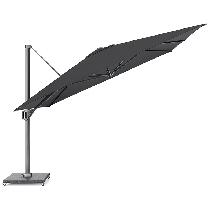 Platinum Challenger T¹ Premium Telescoop Zweefparasol 3,5x3,5 - Black - afbeelding 2