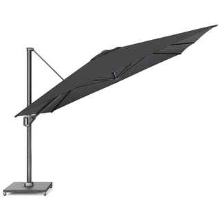 Platinum Challenger T¹ Premium Telescoop Zweefparasol 3,5x3,5 - Black - afbeelding 2