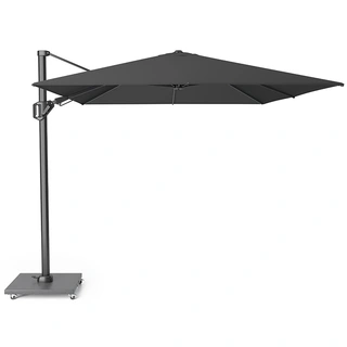 Platinum T² Premium Zweefparasol ø3,5 - Faded Black | De Boet