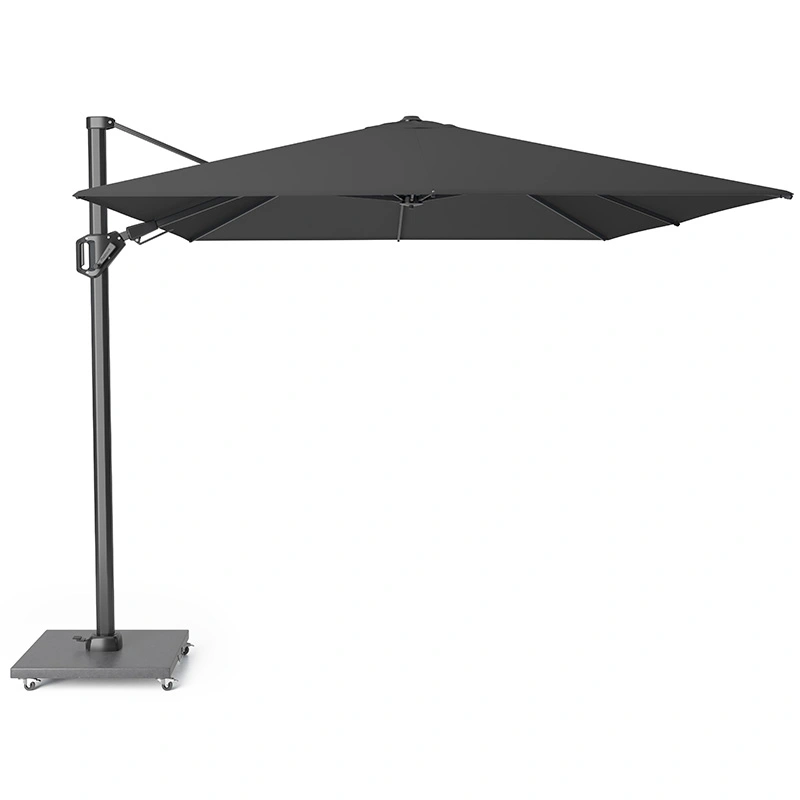 Platinum Challenger T² Premium Zweefparasol 3,5x2,6 - Faded Black - afbeelding 1