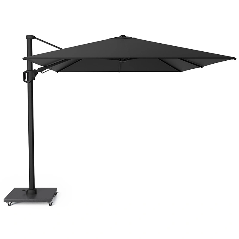 Platinum Challenger T² Premium Zweefparasol 3,5x2,6 - Jet Black - afbeelding 1