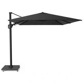Platinum Challenger T² Premium Zweefparasol 3,5x2,6 - Jet Black - afbeelding 1