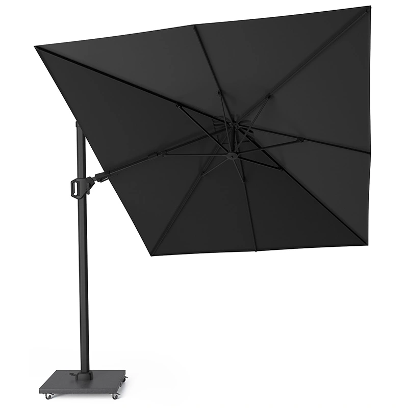 Platinum Challenger T² Premium Zweefparasol 3,5x2,6 - Jet Black - afbeelding 2