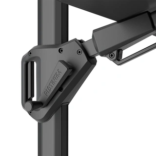 Platinum Challenger T² Premium Zweefparasol 3,5x2,6 - Jet Black - afbeelding 3