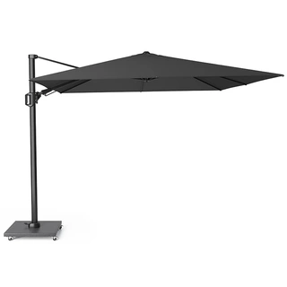 Platinum Challenger T² Zweefparasol 3x3 - Faded Black | De Boet