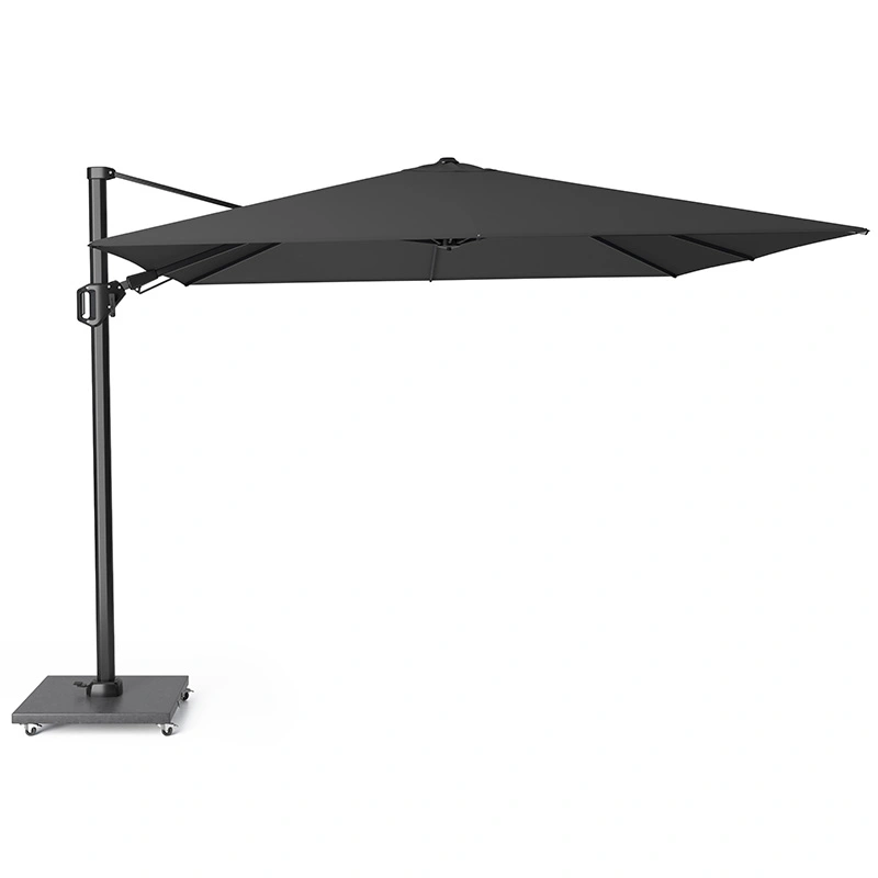 Platinum Challenger T² Zweefparasol 3x3 - Faded Black - afbeelding 1