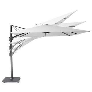 Platinum Challenger T² Zweefparasol 3x3 - Havanna - afbeelding 2