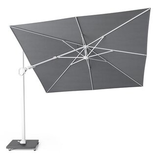 Platinum Casual Living Challenger T² Zweefparasol 3x3 Wit - Manhattan - afbeelding 1