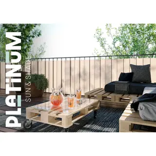 Platinum Coolfit Balkondoek 500x80 cm - Off White - afbeelding 3