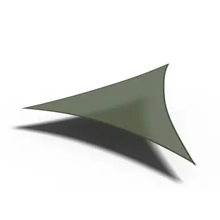Platinum Coolfit Schaduwdoek Driehoek 360 cm - Olive | De Boet