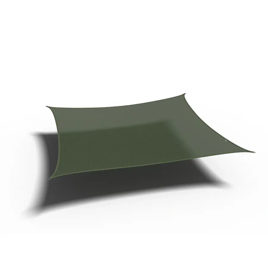 Platinum Coolfit Schaduwdoek Vierkant 360 cm - Olive - afbeelding 1