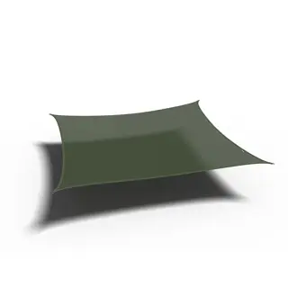 Platinum Coolfit Schaduwdoek Vierkant 360 cm - Olive