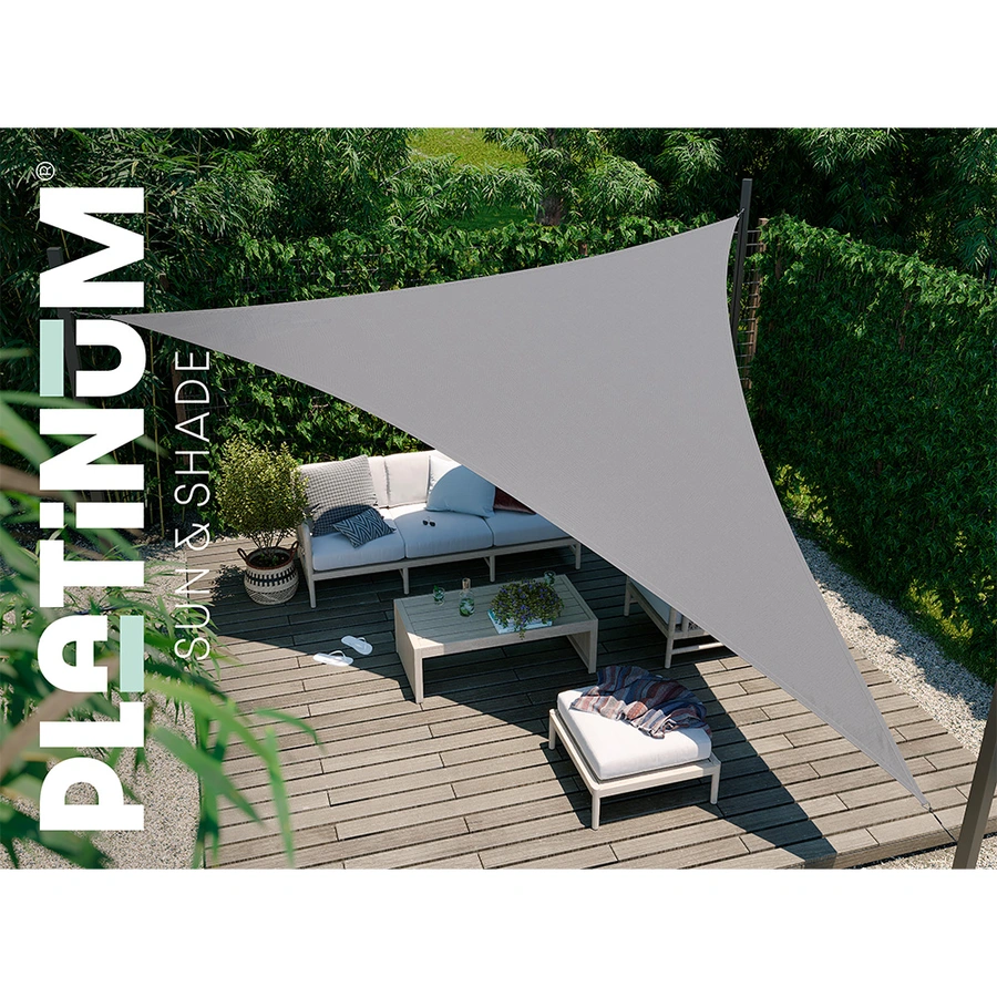 Platinum Dreamsail Schaduwdoek Driehoek 400 cm - Grijs - afbeelding 3
