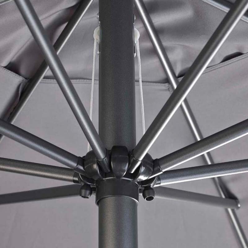 Platinum Casual Living Martinique Parasol 250x250 - Aqua - afbeelding 1