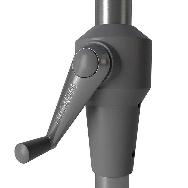 Platinum Riva Parasol  2,75x2,75 - Antraciet - afbeelding 2