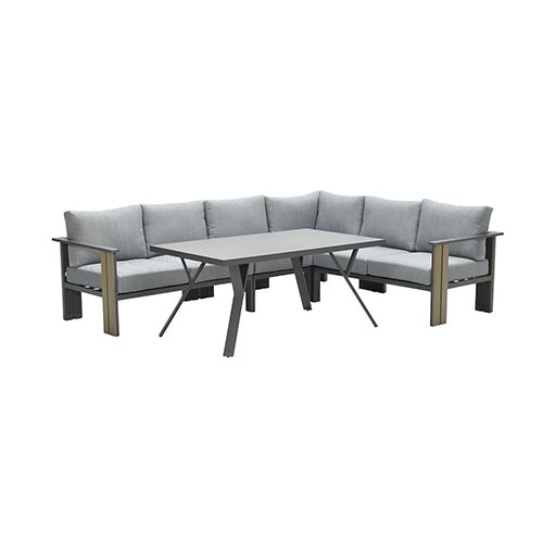 Garden Impressions Plato Lounge diningset - Lichtgrijs - afbeelding 1