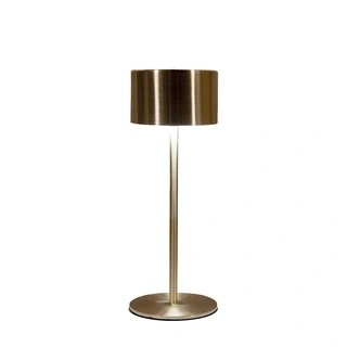 Tafellamp Cylinder Oplaadbaar Goud - Ø8x22 cm