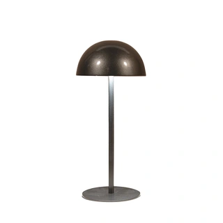 Tafellamp Rond Oplaadbaar Antraciet - Ø9,5x22 cm