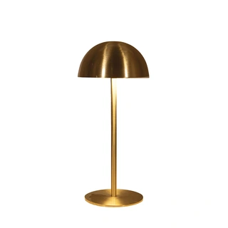 Tafellamp Rond Oplaadbaar Goud - Ø9,5x22cm