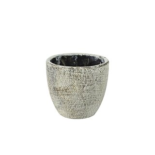 Ter Steege Pot Anne White Earth - Ø14x13 cm