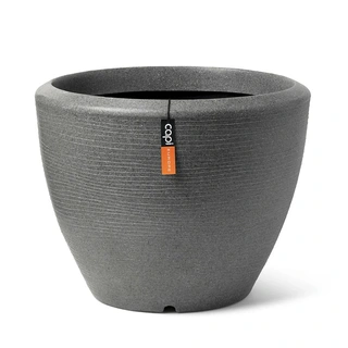 Capi Pot Bol Granite Ø60x48 cm - Antraciet