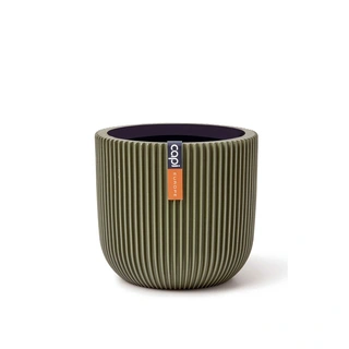Capi Pot Bol Groove 23x21 cm - Groen