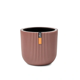Capi Pot Bol Groove 9x8 cm - Roze - afbeelding 1