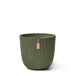 Capi Pot Bol Groove Kunstgras Groen - 16,5x15 cm