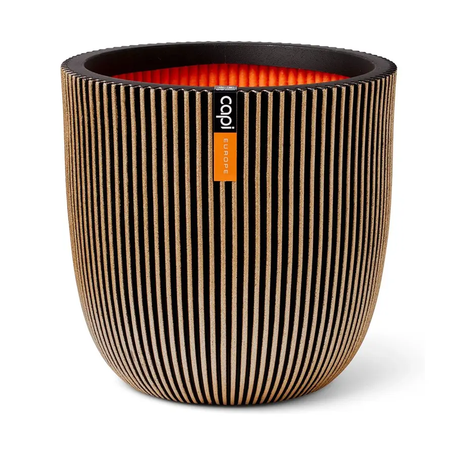 Capi Pot Bol Groove NL 35x34 cm - Goud