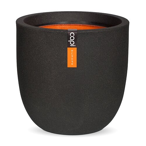 Capi Pot Bol Smooth NL 54x52 cm - Zwart