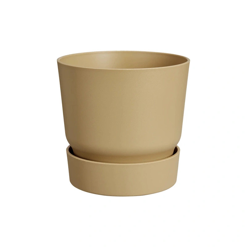 Elho Greenville Pot Ø14 cm - Goud Zand - afbeelding 1