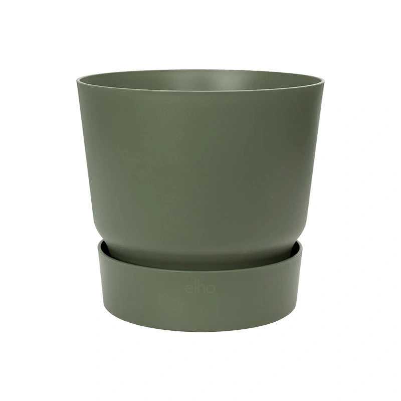 Elho Greenville Pot Ø18 cm - Blad Groen - afbeelding 1