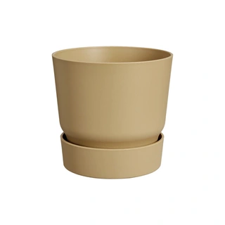 Elho Greenville Pot Ø18 cm - Goud Zand - afbeelding 1