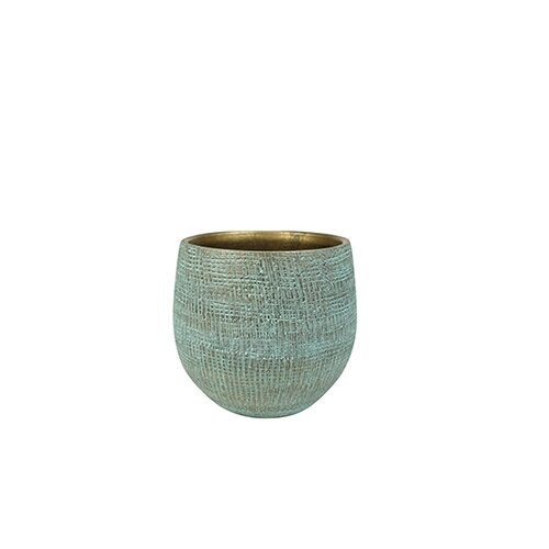 Ter Steege Pot Ryan Shiny Blue - Ø18x16 cm