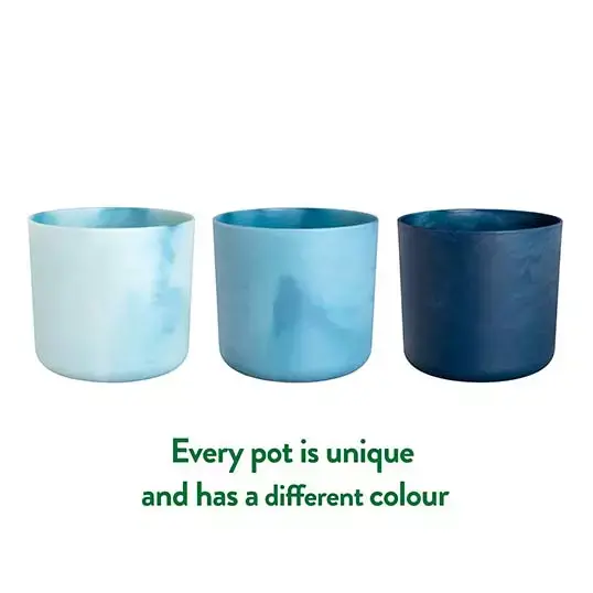 Elho Bloempot Ocean Atlantisch Blauw - 14 cm - afbeelding 4