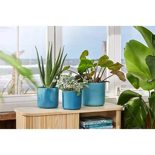 Elho Bloempot Ocean Atlantisch Blauw - 14 cm - afbeelding 6