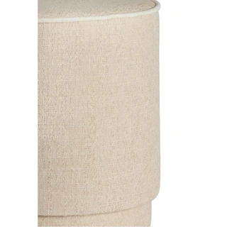 Light & Living Poef Rosin Beige/Crème - Ø40x45 cm - afbeelding 4