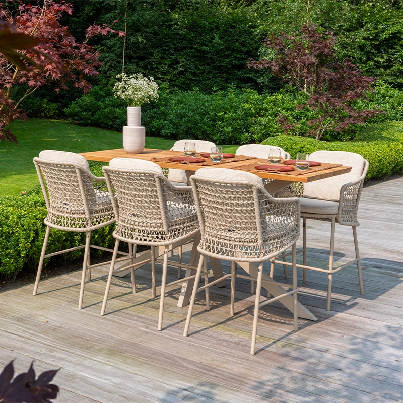 4 Seasons Outdoor Prado Bartafel Latte - 200x70x105 cm - afbeelding 2