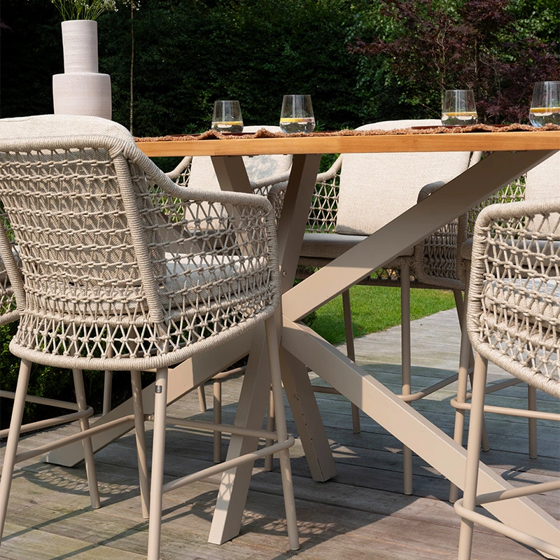 4 Seasons Outdoor Prado Bartafel Latte - 200x70x105 cm - afbeelding 3