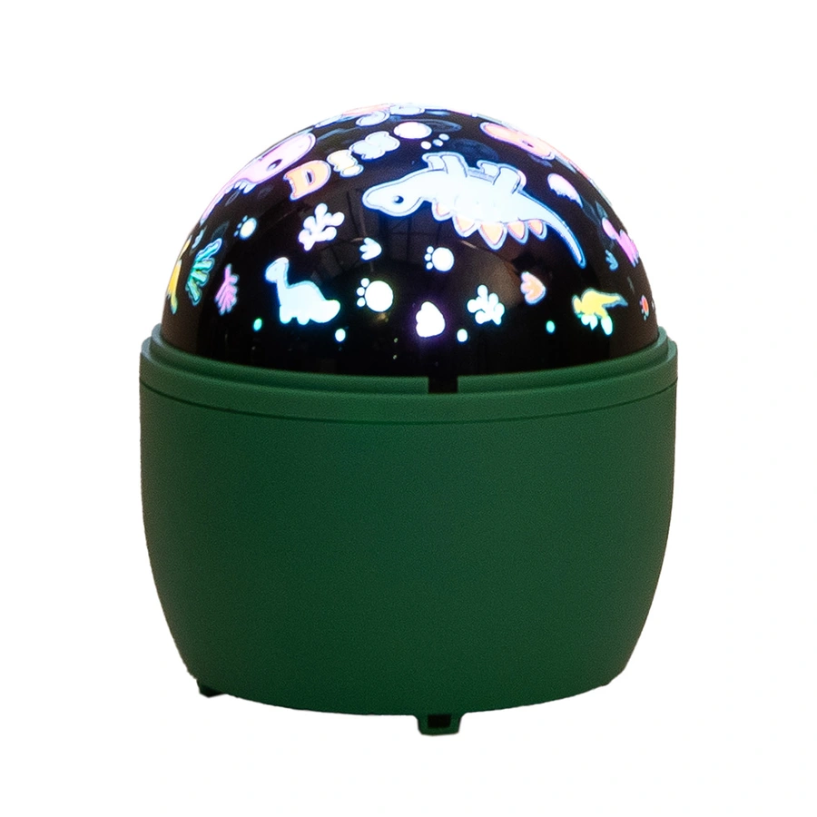 LED Projector Dinorsaurus 13c11,5 cm - Groen - afbeelding 2
