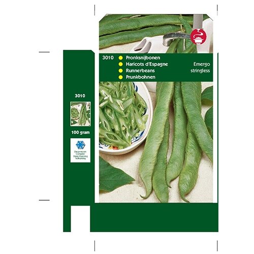 Pronksnijbonen Emergo Stringless, 100g - afbeelding 1