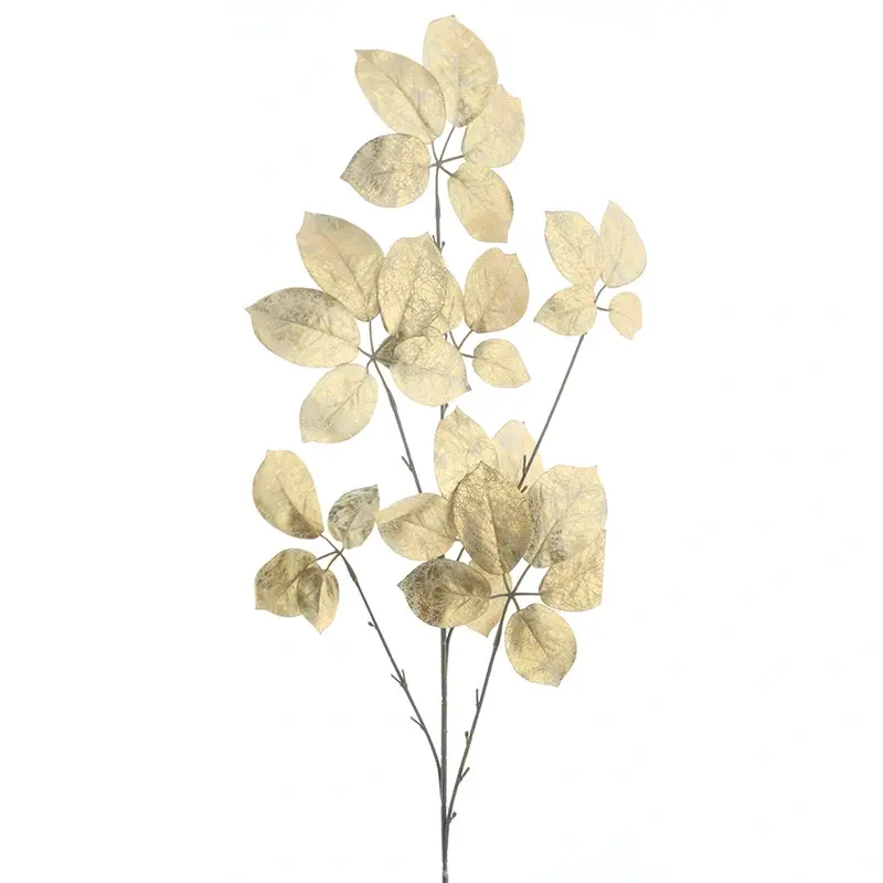 Kunsttak Prunus Leaf Gold - 94 cm