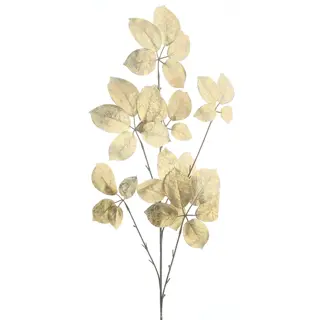 Kunsttak Prunus Leaf Gold - 94 cm