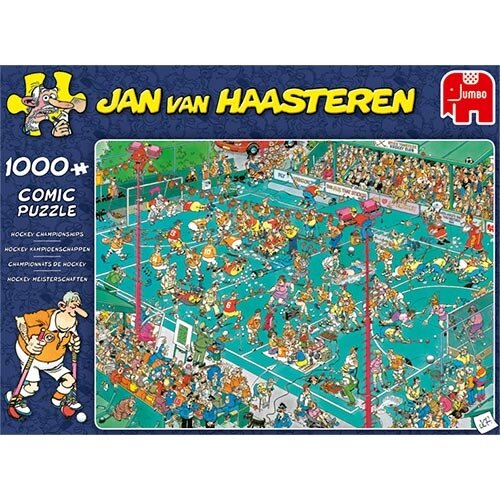 Puzzel Jan van Haasteren Hockey Kampioenschappen - 1000 st. - afbeelding 2