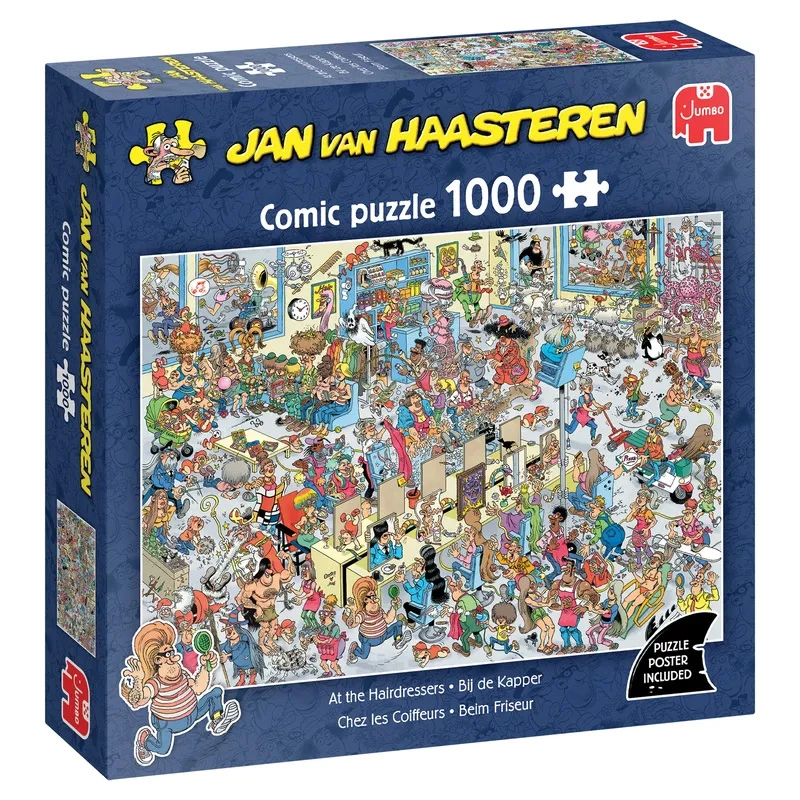 Puzzel Jan van Haasteren Bij De Kapper - 1000 st.
