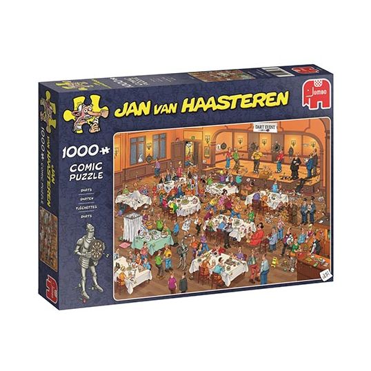 Puzzel Jan van Haasteren Darten - 1000 st. - afbeelding 1